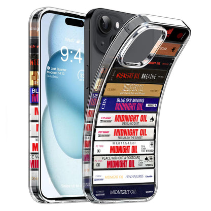 Midnight Oil Albums Cassette Collection Retro Phone Case