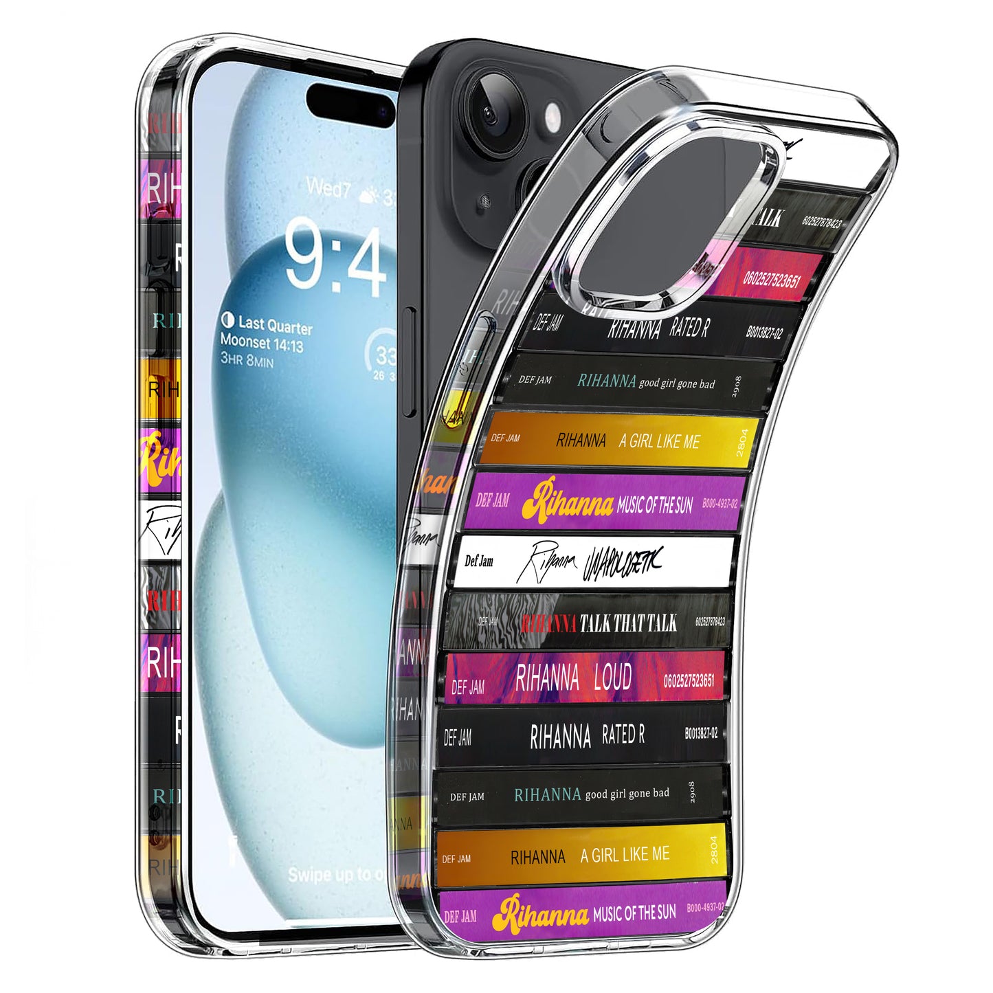 Rihanna Albums Cassette Collection Retro Phone Case