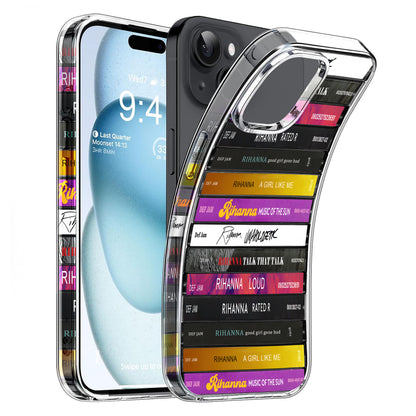 Rihanna Albums Cassette Collection Retro Phone Case