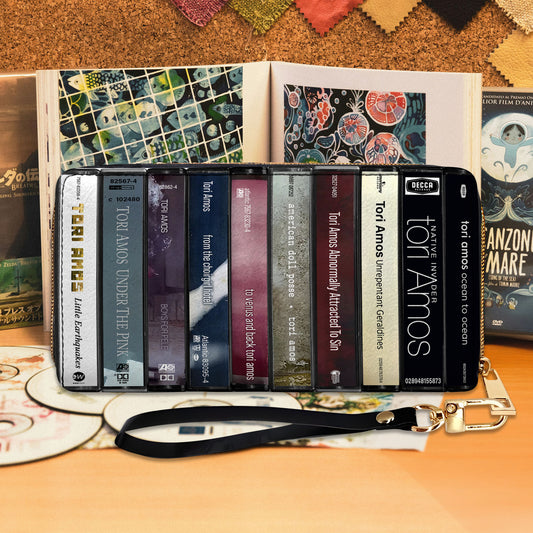 Tori Amos Albums Cassette Vintage Leather Long Wallet