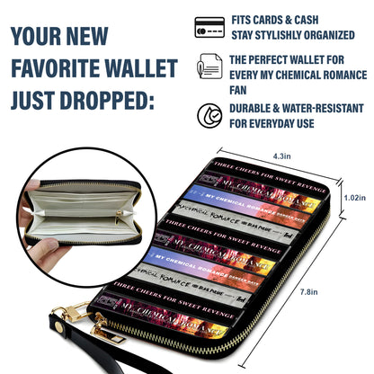 My Chemical Romance Albums Cassette Vintage Leather Long Wallet