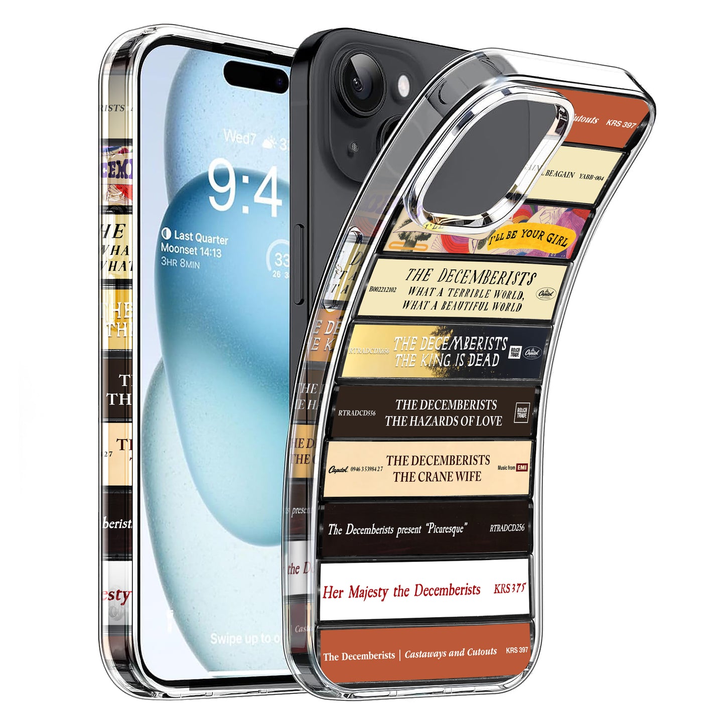 The Decemberists Albums Cassette Collection Retro Phone Case