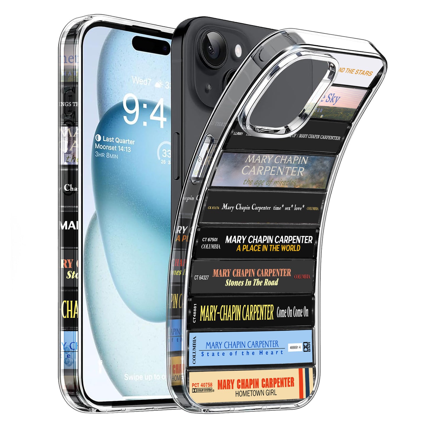 Mary Chapin Carpenter Albums Cassette Collection Retro Phone Case