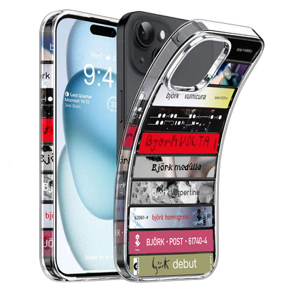 Björk Albums Cassette Collection Retro Phone Case