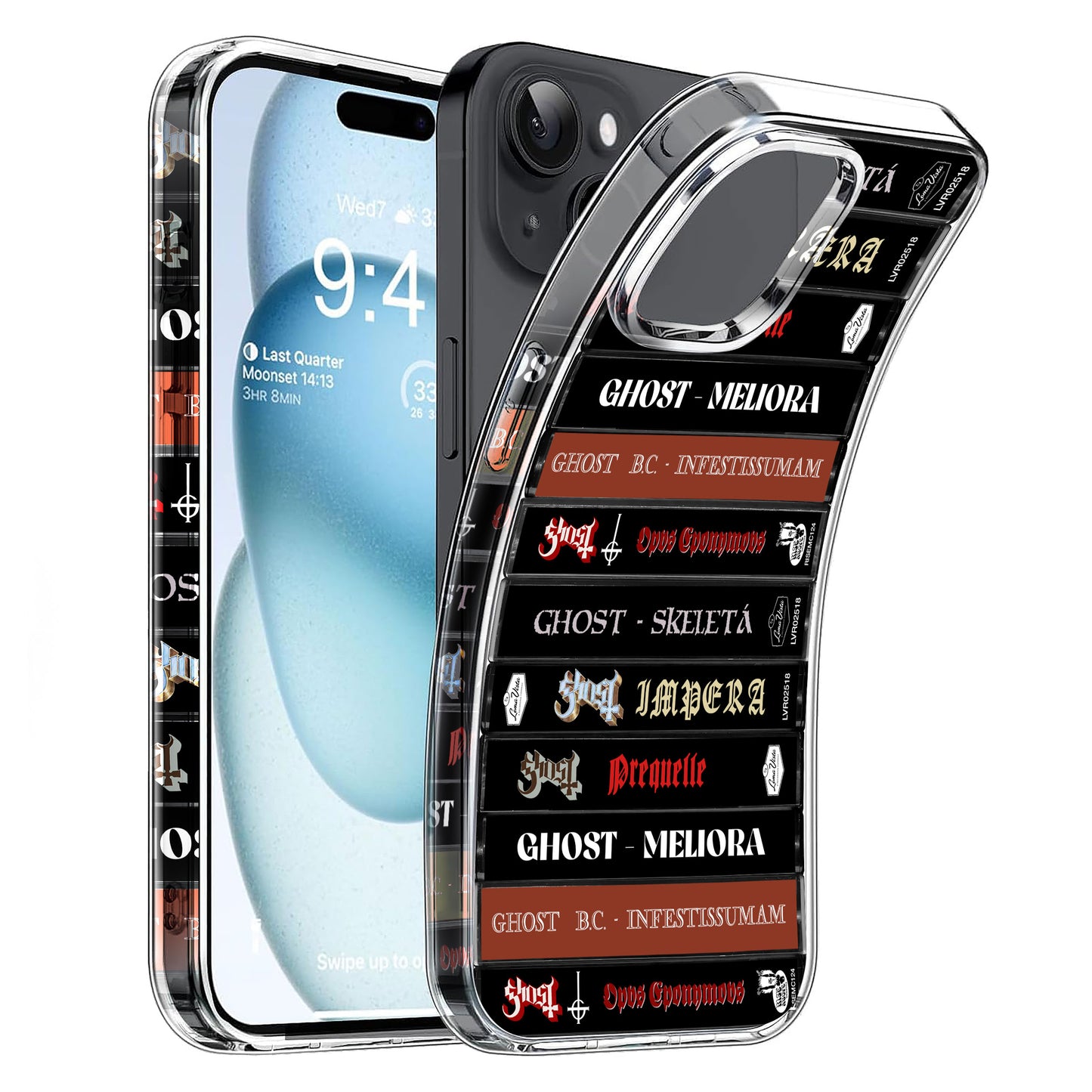 Ghost Albums Cassette Collection Retro Phone Case