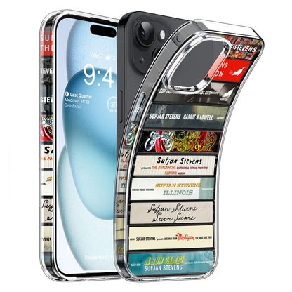 Sufjan Stevens Albums Cassette Collection Retro Phone Case