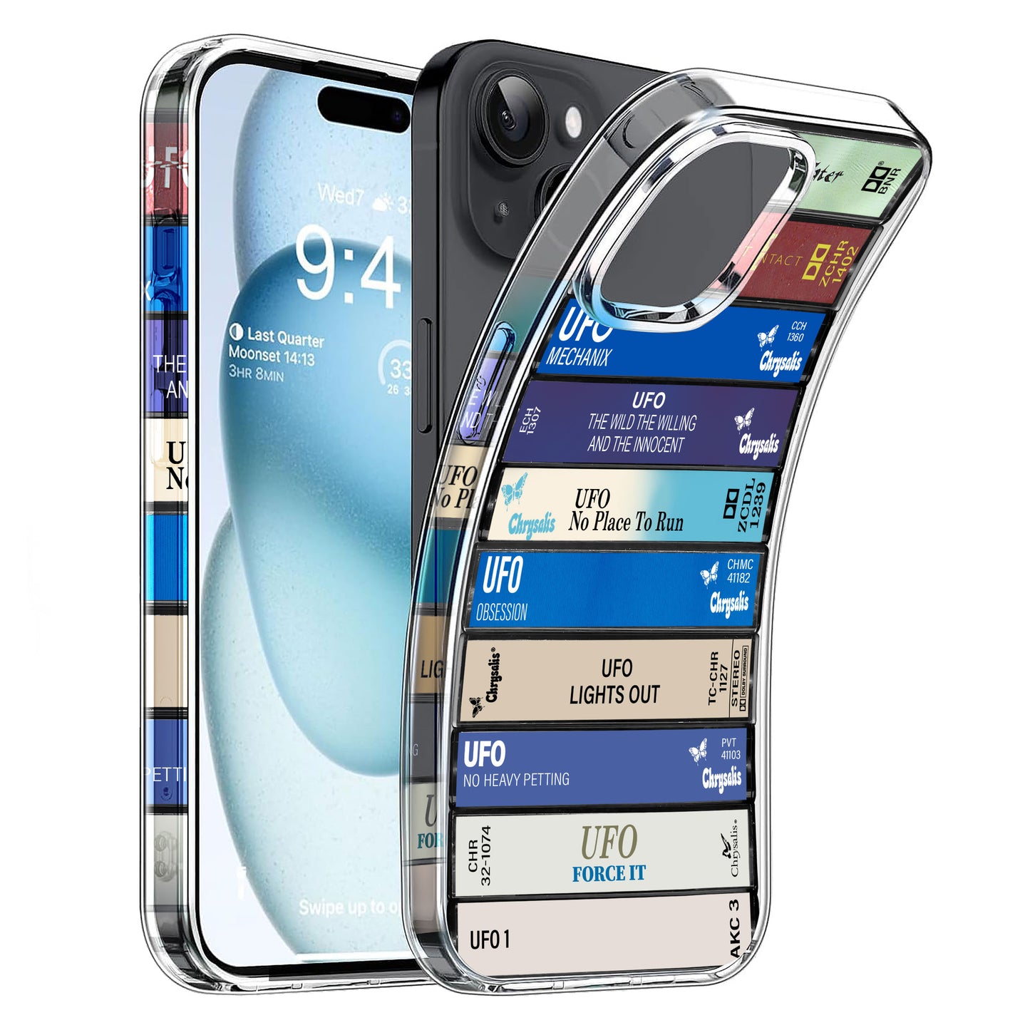 UFO Albums Cassette Collection Retro Phone Case