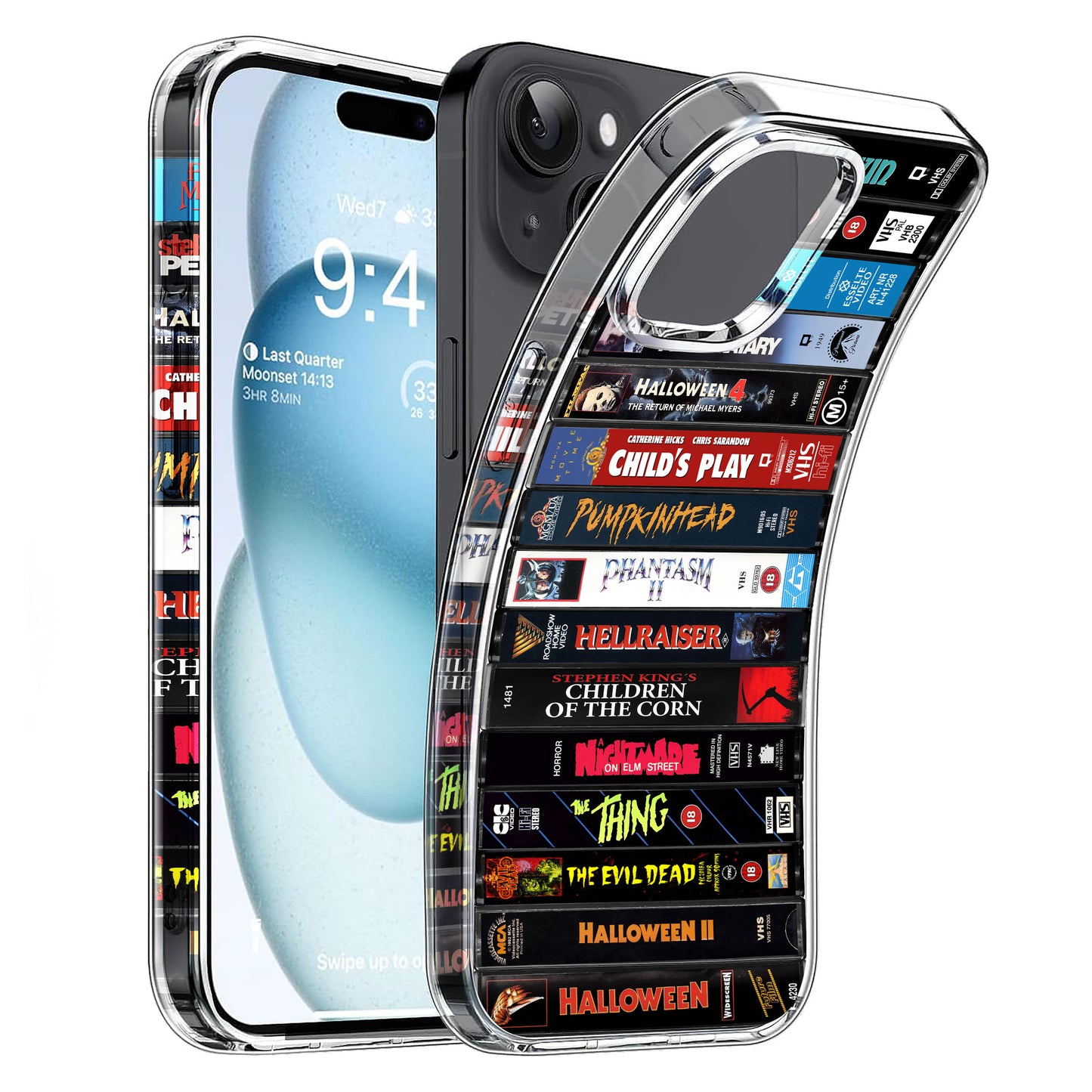 Iconic VHS Horror Movies Collection Phone Case