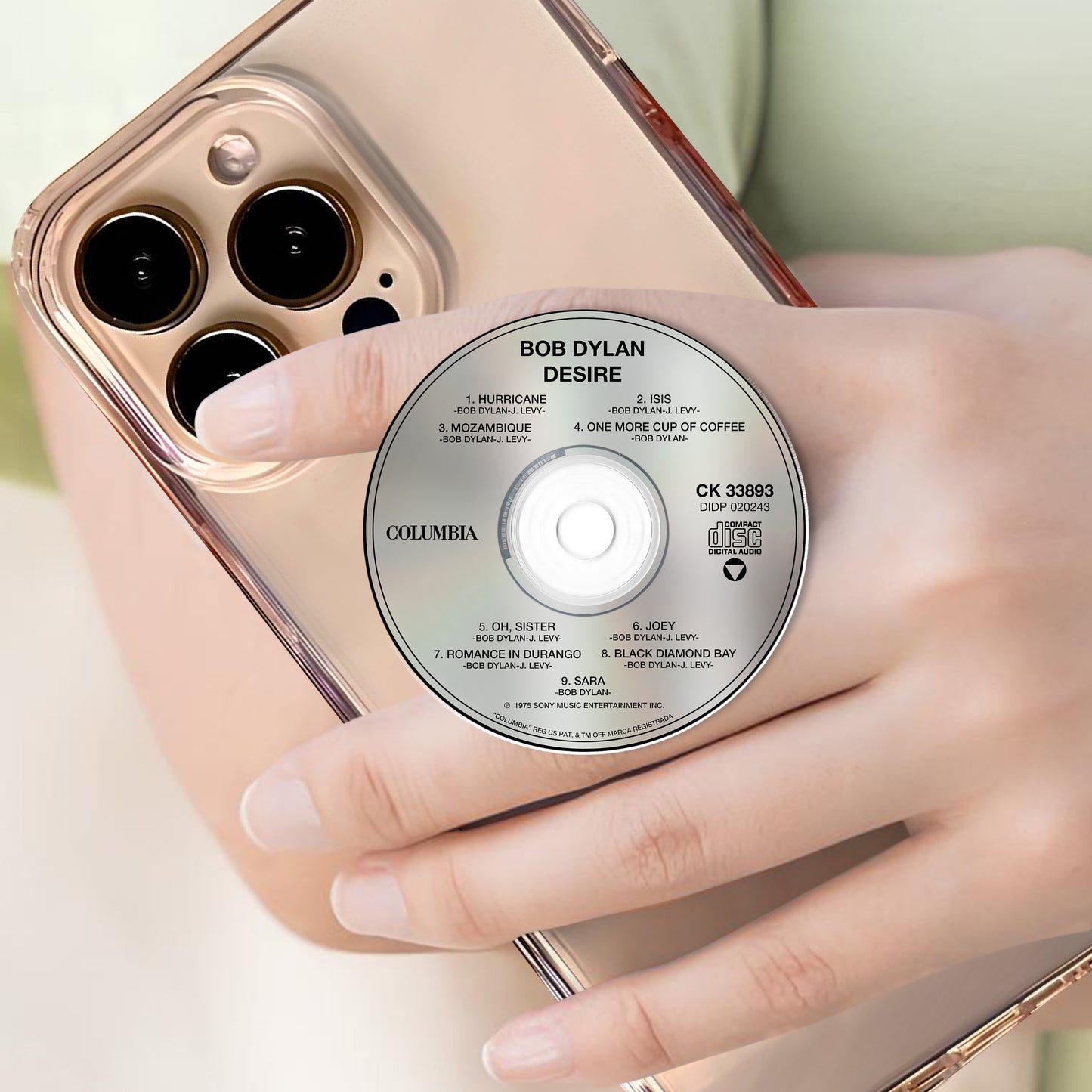 Desire CD Magnetic Phone Grip - Bob Dylan