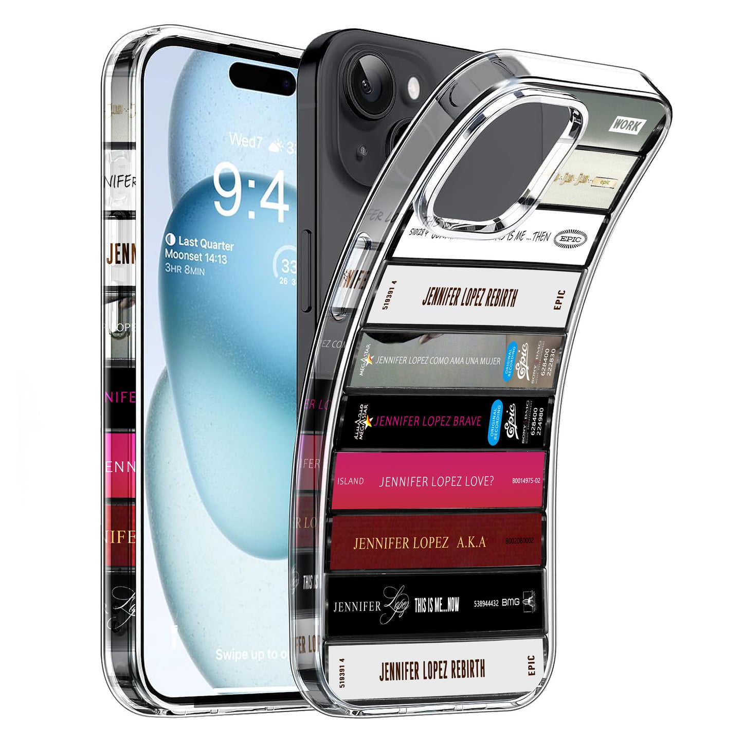 Jennifer Lopez Albums Cassette Collection Retro Phone Case