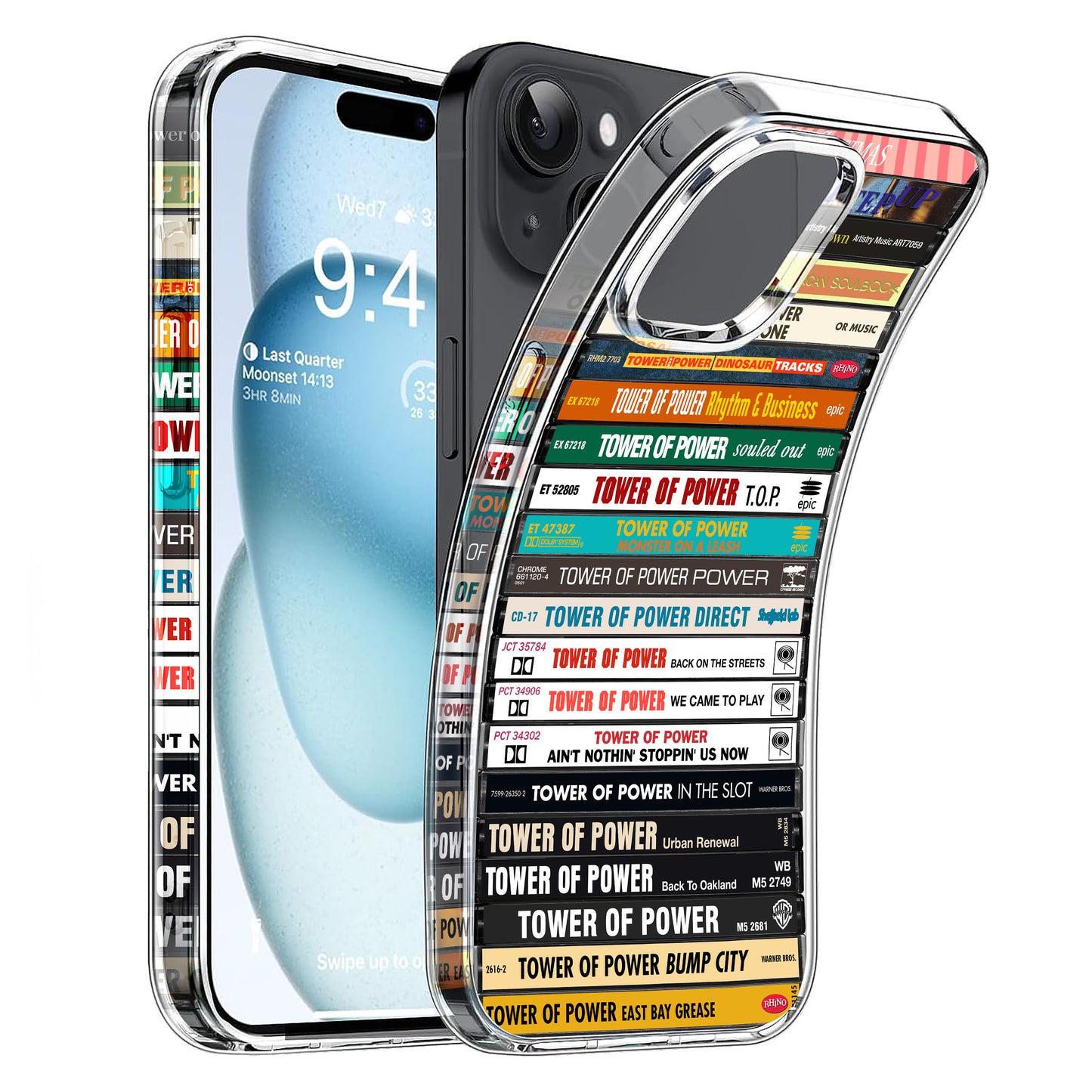 The Tower of Power Albums Cassette Collection Retro Phone Case