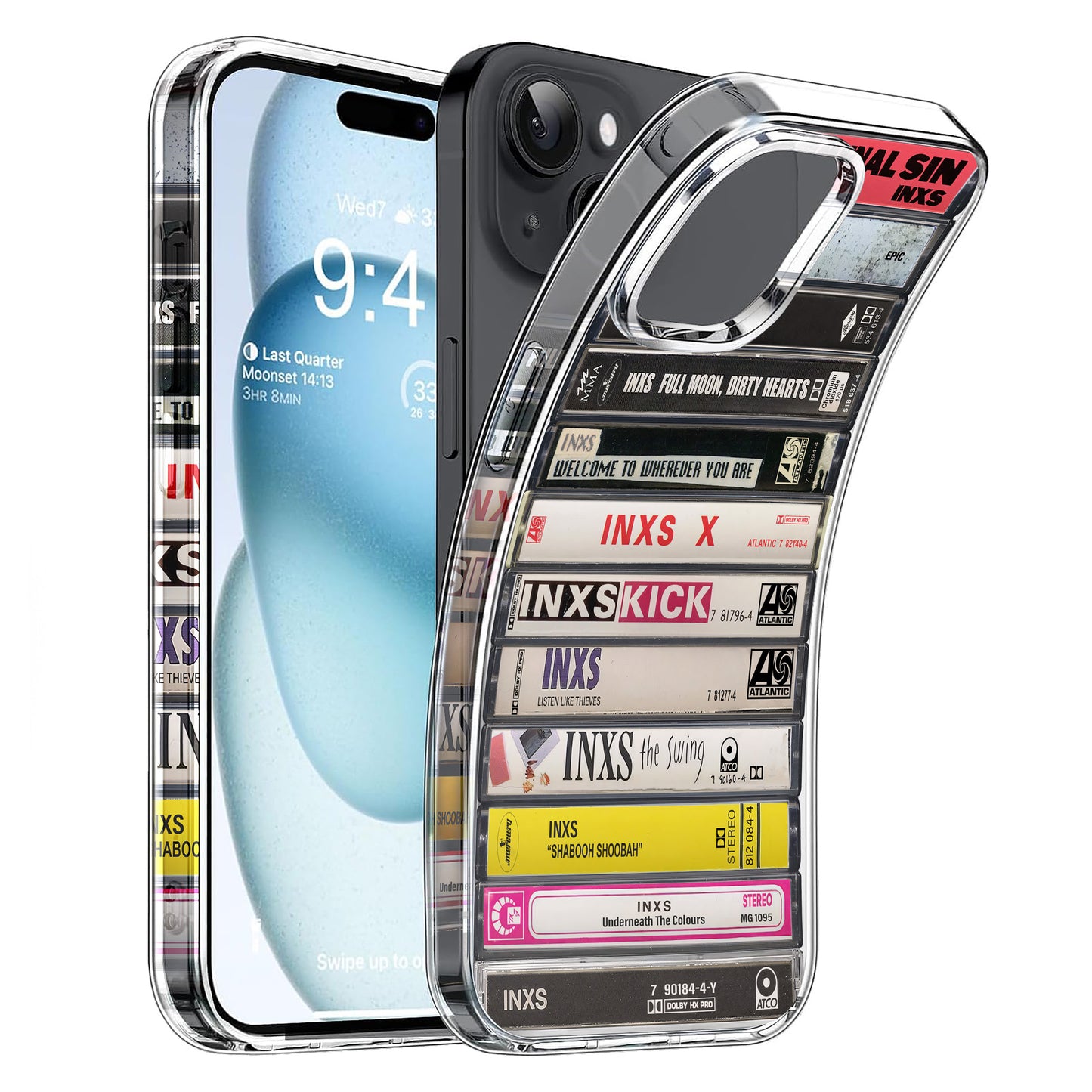 INXS Albums Cassette Collection Retro Phone Case
