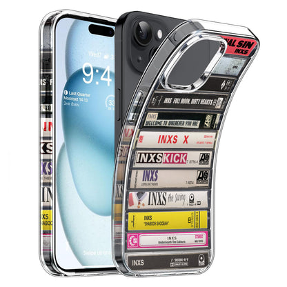 INXS Albums Cassette Collection Retro Phone Case