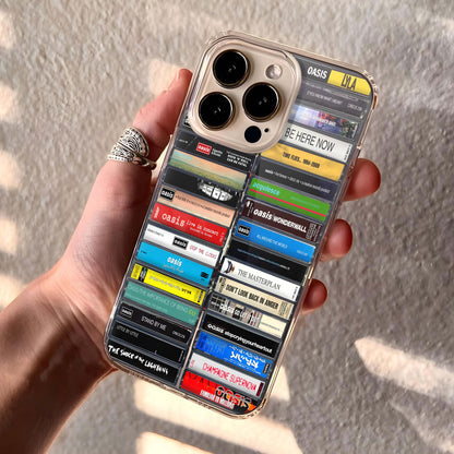 Oasis Albums Cassette Collection Retro MagSafe Phone Case
