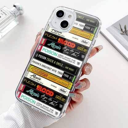 Poison Albums Cassette Collection Retro Phone Case