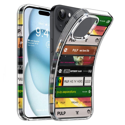 Pulp Albums Cassette Collection Retro Phone Case