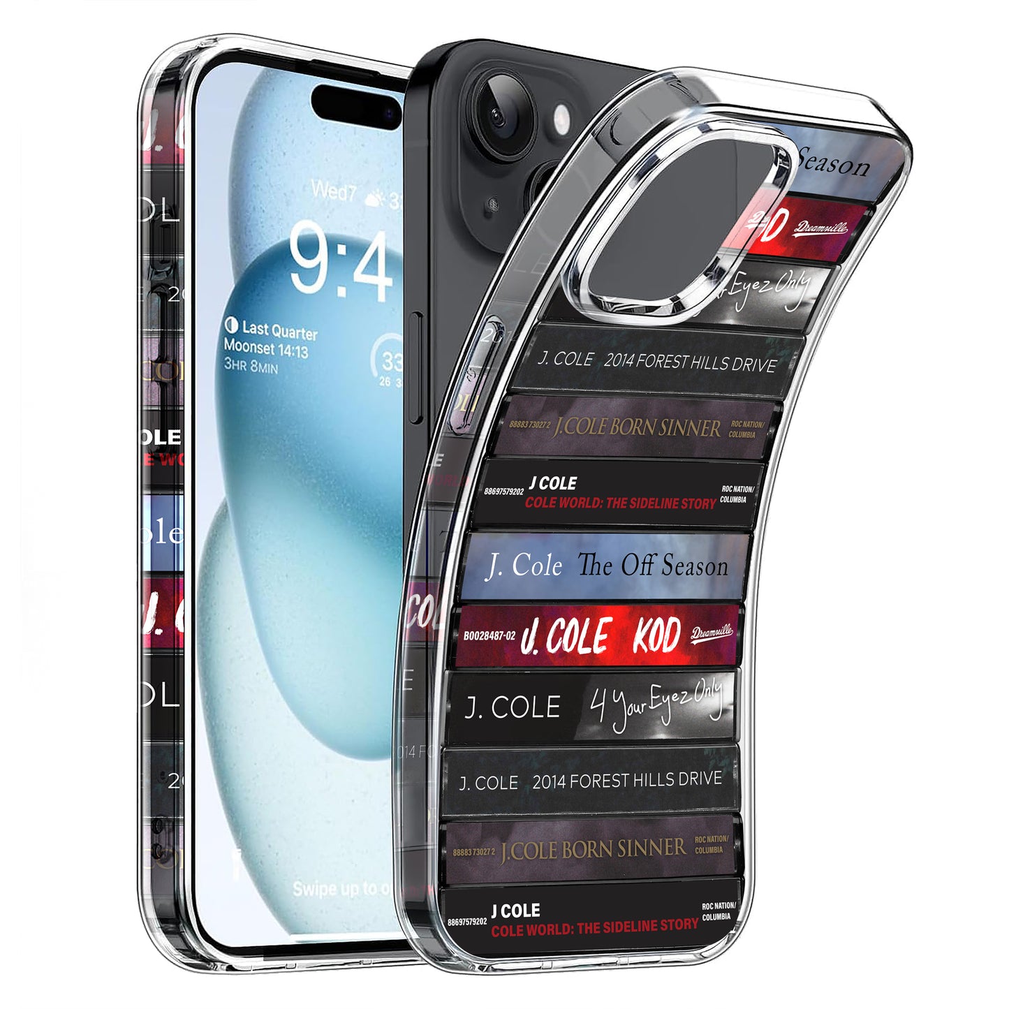 J.Cole Albums Cassette Collection Retro Phone Case