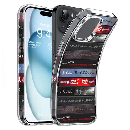 J.Cole Albums Cassette Collection Retro Phone Case