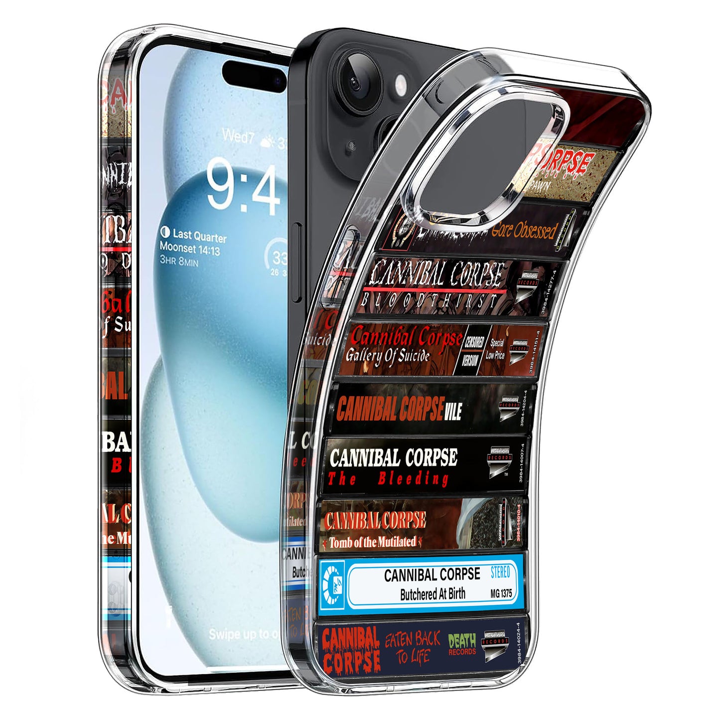 Cannibal Corpse Albums Cassette Collection Retro Phone Case