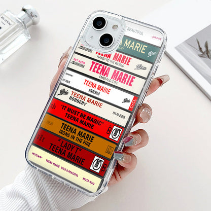 Teena Marie Albums Cassette Collection Retro Phone Case