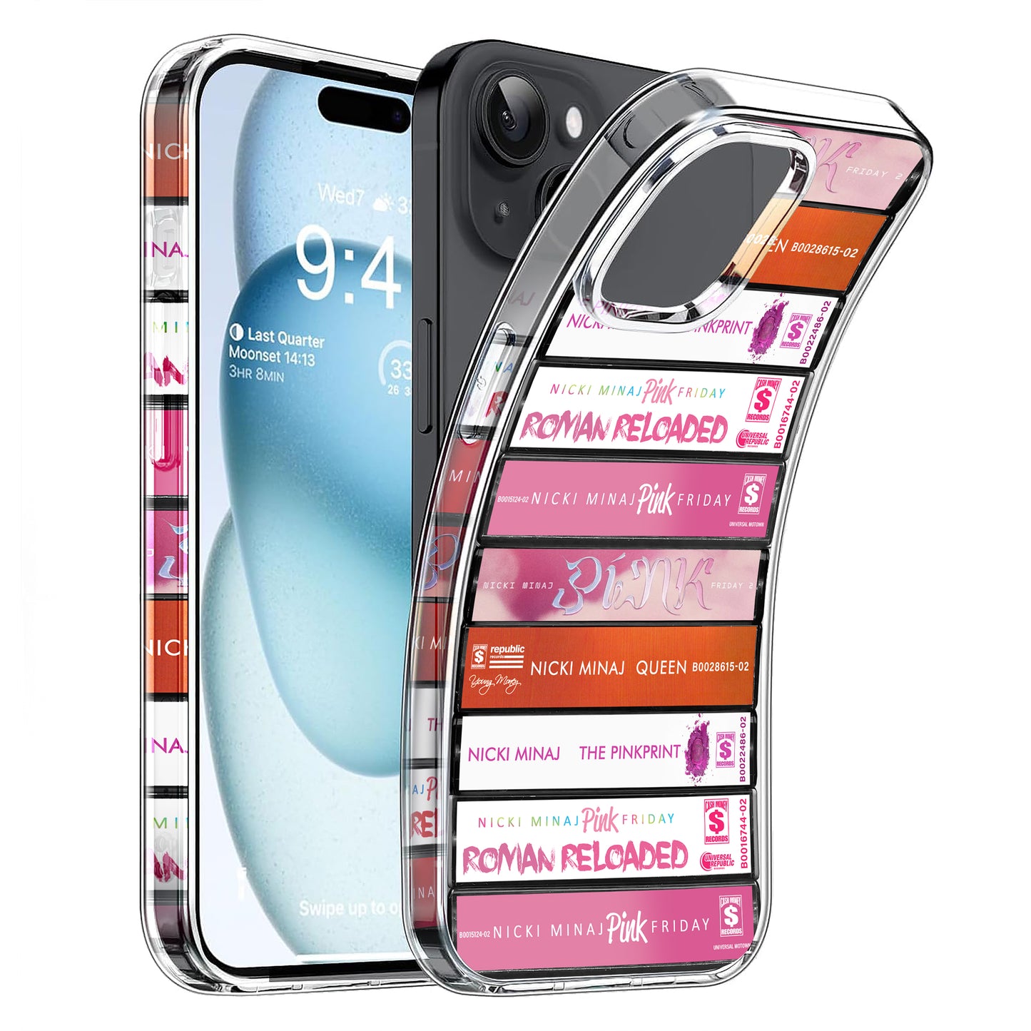 Nicki Minaj Albums Cassette Collection Retro Phone Case