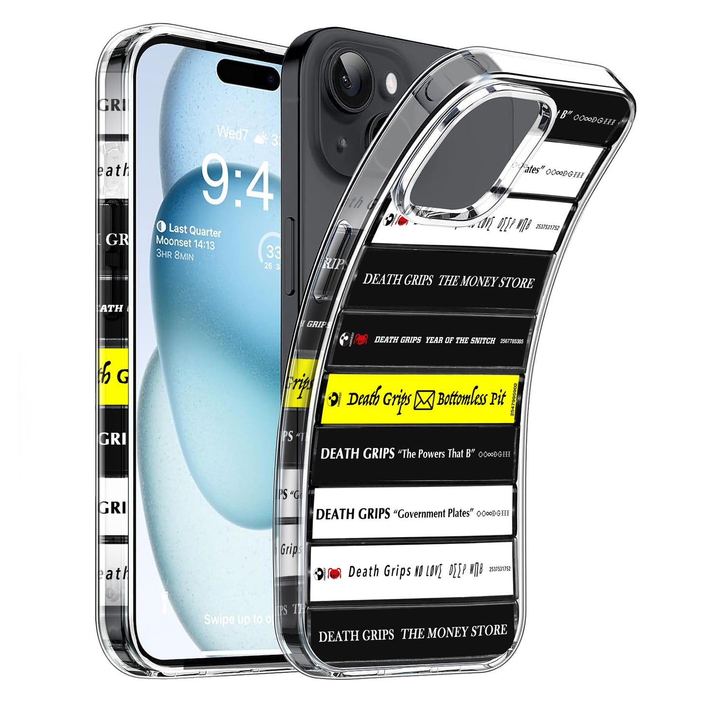 Death Grips Albums Cassette Collection Retro Phone Case