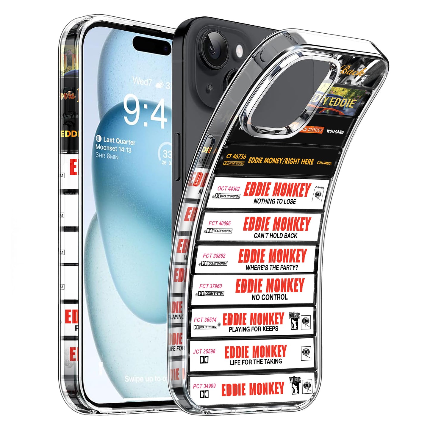 Eddie Money Albums Cassette Collection Retro Phone Case