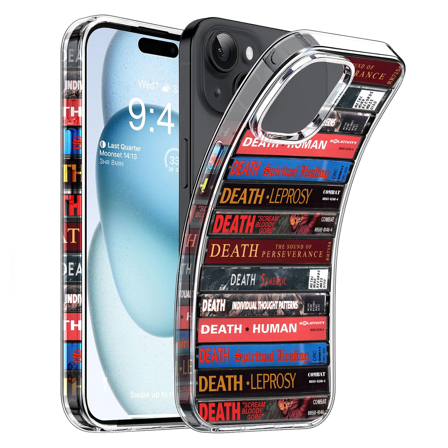 Death Albums Cassette Collection Retro Phone Case