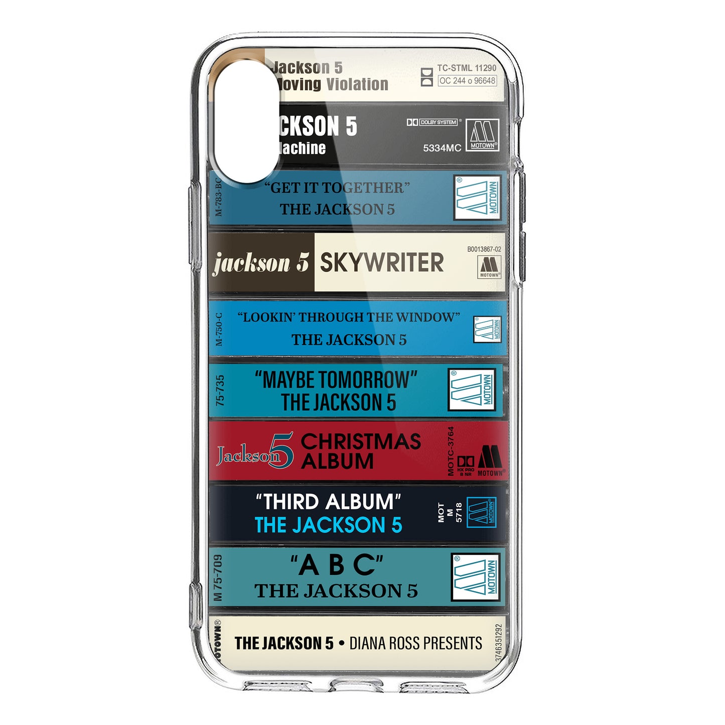 The Jackson 5 Albums Cassette Collection Retro Phone Case