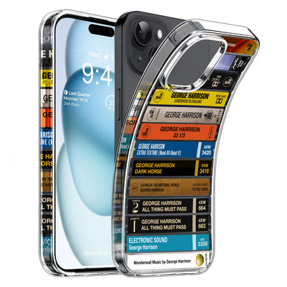 George Harrison Albums Cassette Collection Retro Phone Case