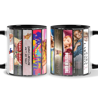 Zara Larsson Albums Cassette Collection Retro Accent Mug