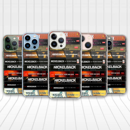 Nickelback Albums Cassette Collection Retro Phone Case