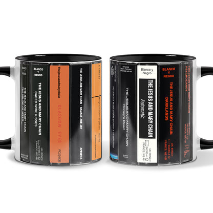 The Jesus and Mary Chain Albums Cassette Collection Retro Accent Mug