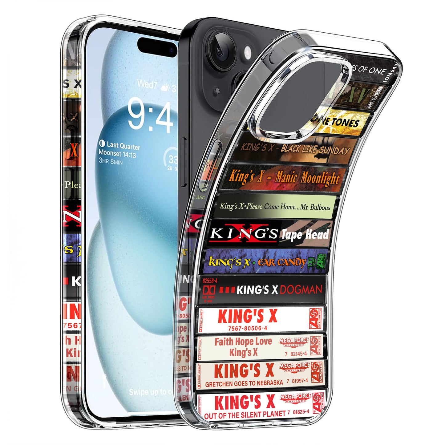 King's X Albums Cassette Collection Retro Phone Case