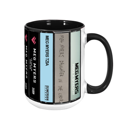 Meg Myers Albums Cassette Collection Retro Accent Mug