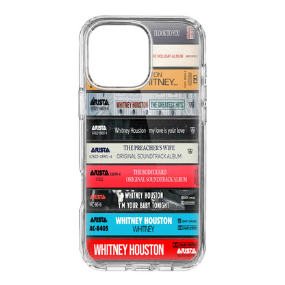 Whitney Houston Albums Cassette Collection Retro Phone Case
