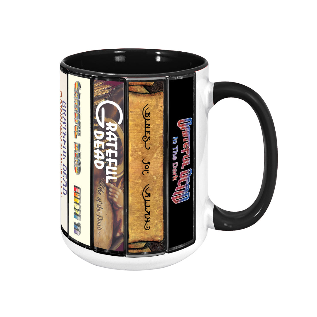 Grateful Dead Albums Cover Collection Retro Accent Mug