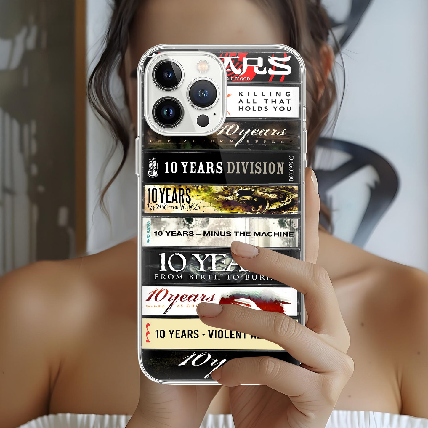 10 Years Albums Cassette Collection Retro Phone Case
