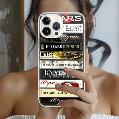 10 Years Albums Cassette Collection Retro Phone Case