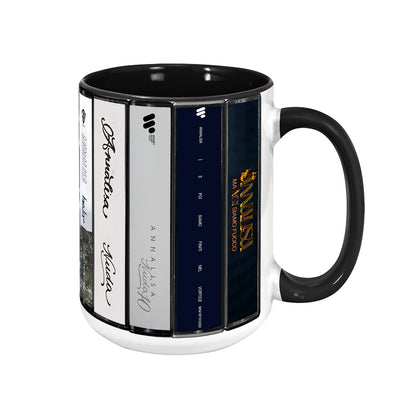Annalisa Albums Cassette Collection Retro Accent Mug
