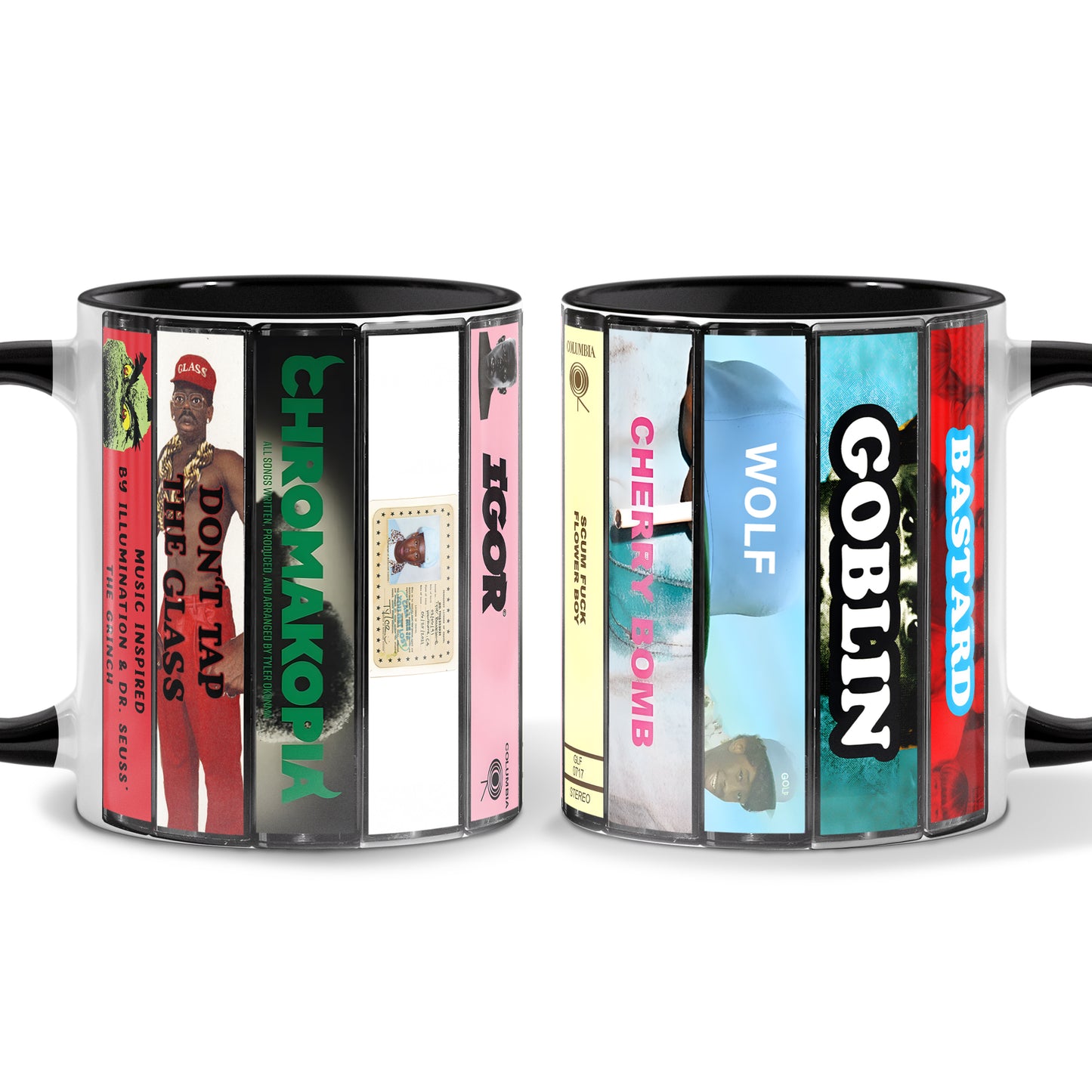 Tyler, the Creator Albums Cassette Collection Retro Accent Mug