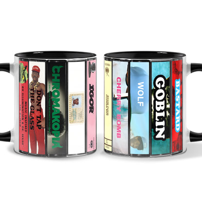 Tyler, the Creator Albums Cassette Collection Retro Accent Mug