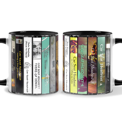 Car Seat Headrest Albums Cassette Collection Retro Accent Mug