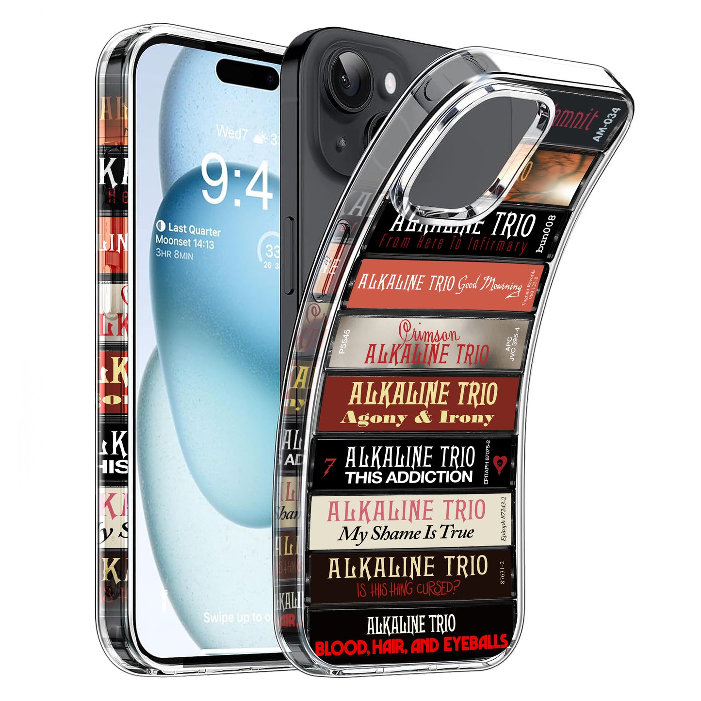 Alkaline Trio Albums Cassette Collection Retro Phone Case