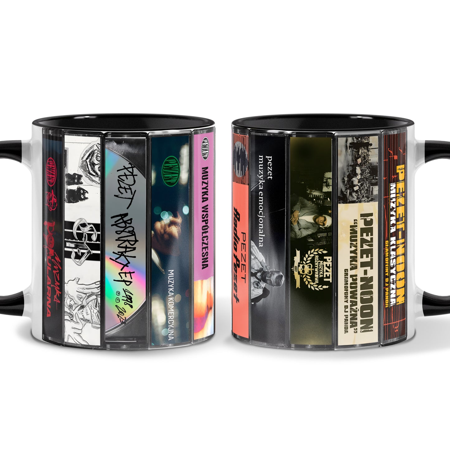 Pezet Albums Cassette Collection Retro Accent Mug