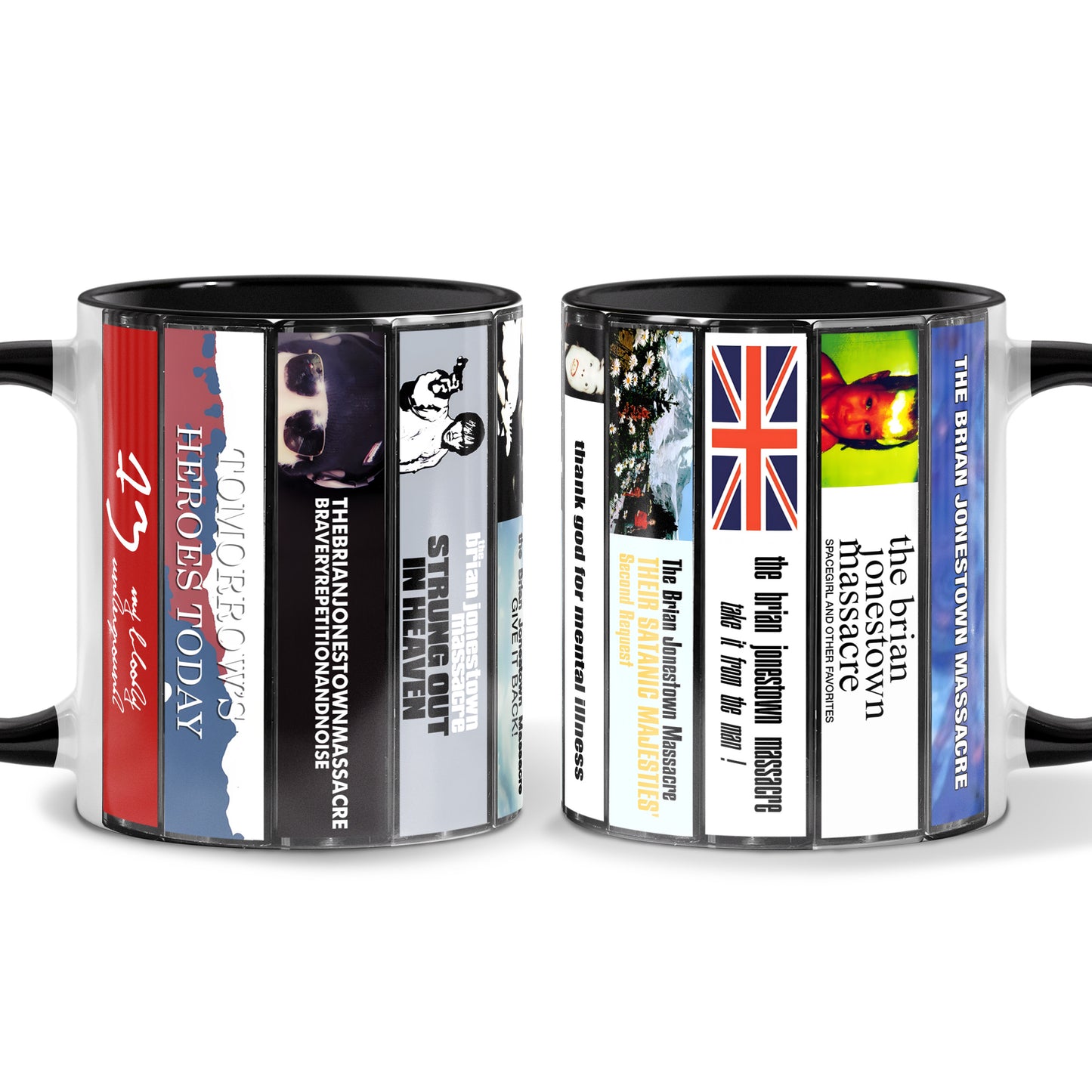The Brian Jonestown Massacre Albums Cassette Collection Retro Accent Mug