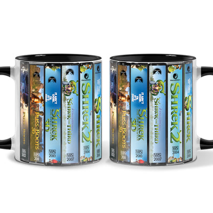 Shrek VHS Movies Collection Accent Mug