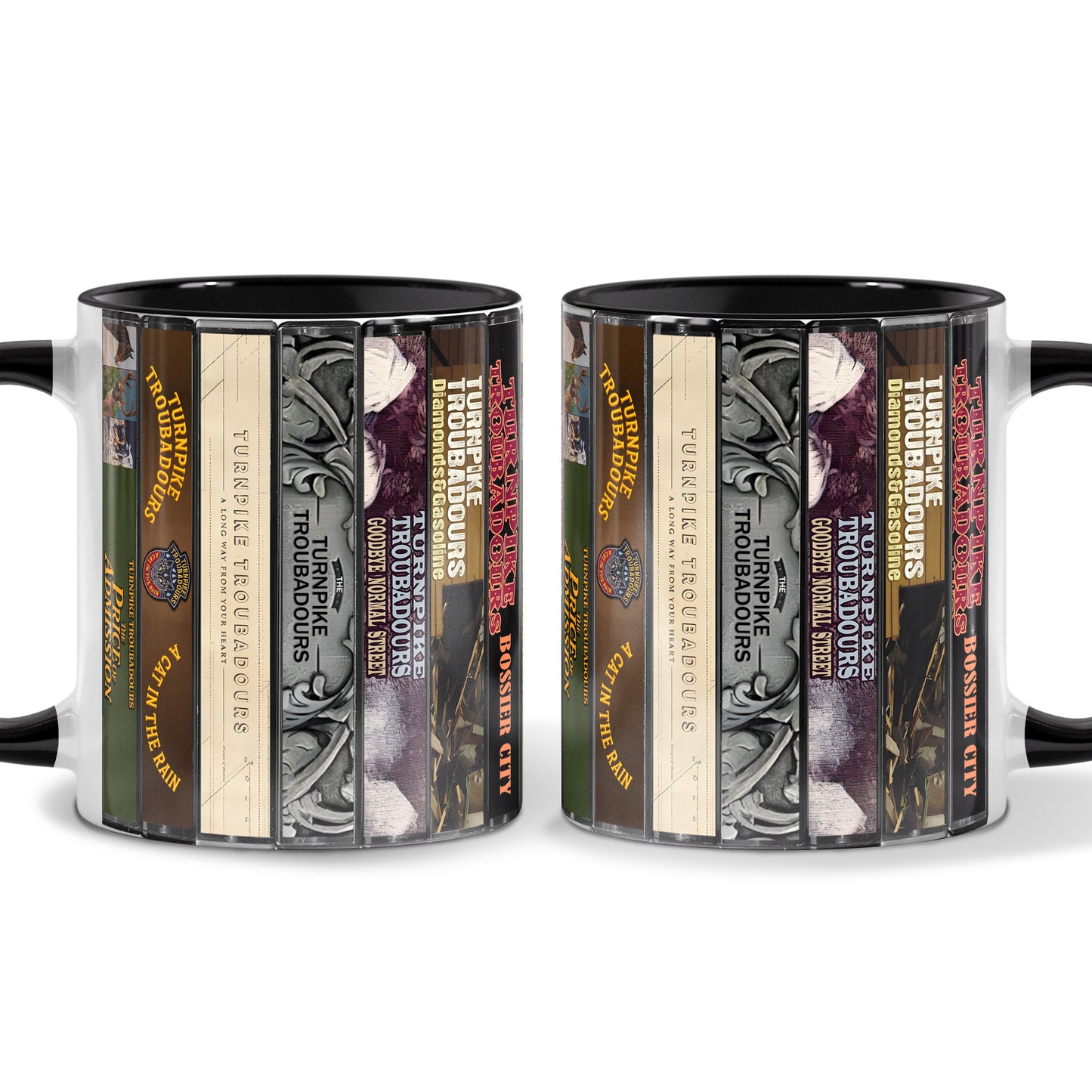 Turnpike Troubadours Albums Cassette Collection Retro Accent Mug