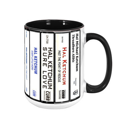 Hal Ketchum Albums Cassette Retro Collection Accent Mug