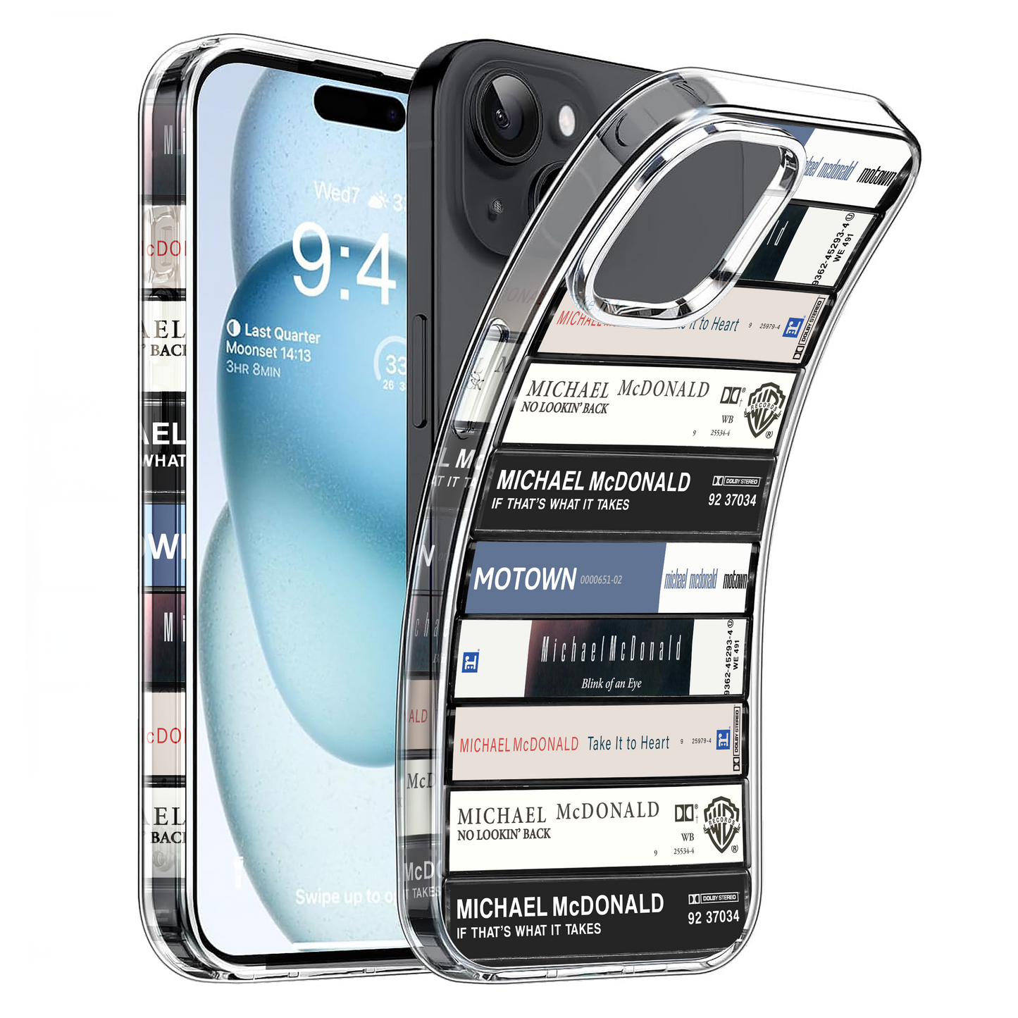 Michael McDonald Albums Cassette Collection Retro Phone Case